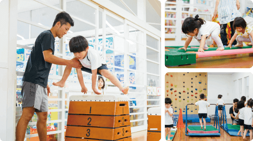 体操指導の画像